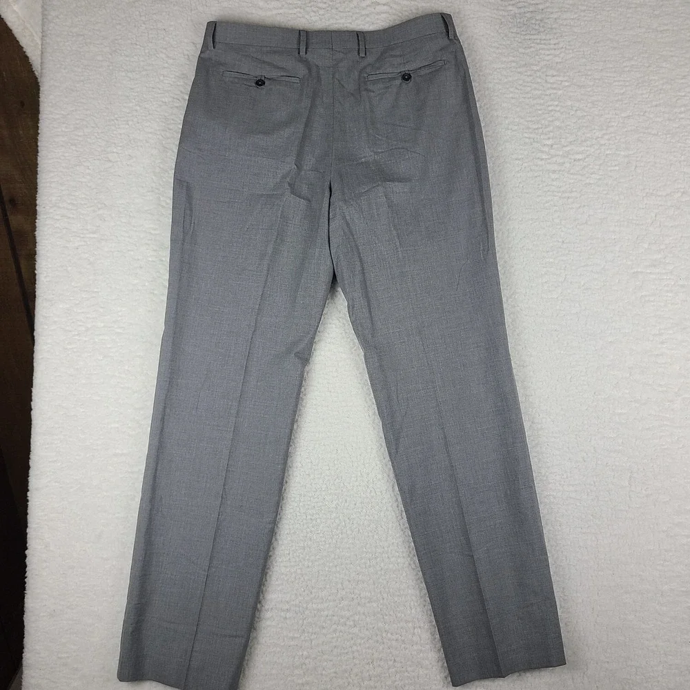 Banana Republic Dress Pants Mens 36 x 34 Gray‎ Tailored Fit Trousers Slacks